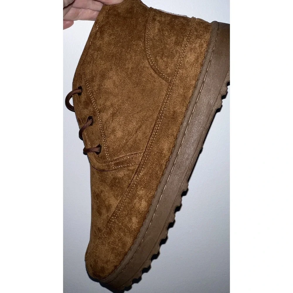 (b28/15))White Mountain Men's Brown Suede Boots Size 13